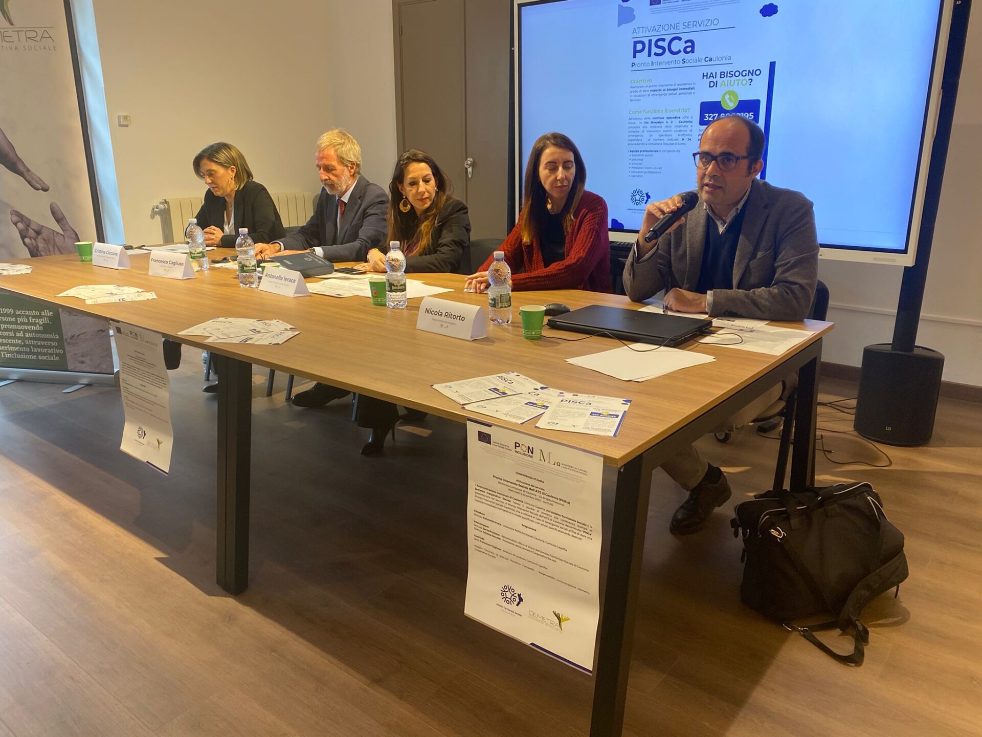 A Caulonia nasce il “PISCa”, il Pronto intervento sociale per i 19 comuni dell’Ambito Territoriale Sociale