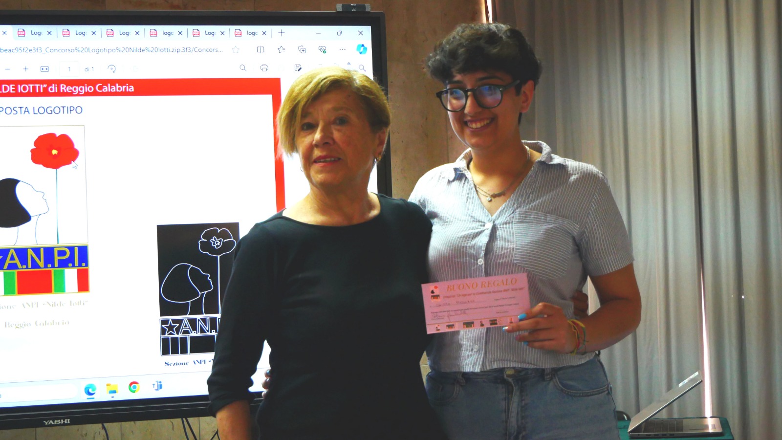 Scelto il logo per la sezione Anpi “Nilde Iotti” di Reggio Calabria: vince Chiara Madonna